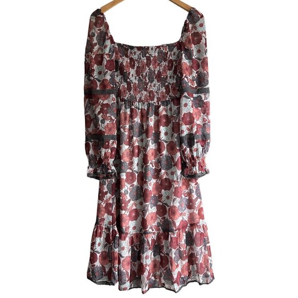 ARITZIA Wilfred Floral Grace Midi Dress US S - Picture 9 of 10